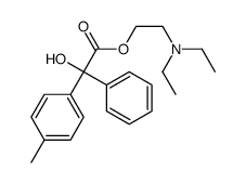 2-(diethylamino)ethyl 2-hydroxy-2-(4-methylphenyl)-2-phenylacetate结构式