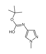 tert-Butyl (1-methyl-1H-pyrazol-4-yl)carbamate Structure