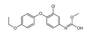 methyl N-[3-chloro-4-(4-ethoxyphenoxy)phenyl]carbamate结构式