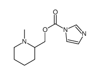 1H-Imidazole-1-carboxylicacid,(1-methyl-2-piperidinyl)methylester(9CI)结构式