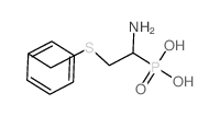 (1-amino-2-benzylsulfanyl-ethyl)phosphonic acid结构式