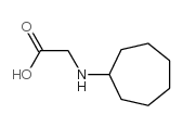 (cycloheptylamino)acetic acid structure