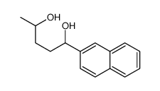 1-naphthalen-2-ylpentane-1,4-diol Structure