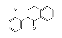 2-(2-bromophenyl)-3,4-dihydro-2H-naphthalen-1-one Structure