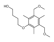 4-[3,5-bis(methoxymethyl)-2,4,6-trimethylphenoxy]butan-1-ol结构式