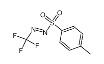 1-tosyl-2-(trifluoromethyl)diazene结构式