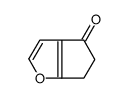 5,6-Dihydro-4H-cyclopenta[b]furan-4-one Structure