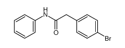 2-(4-bromophenyl)-N-phenylacetamide Structure