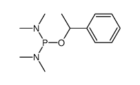 1-phenylethyl N,N,N',N'-tetramethylphosphorodiamidite结构式