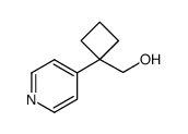 (1-pyridin-4-yl-cyclobutyl)-methanol Structure