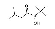N-(tert-butyl)-N-hydroxy-3-methylbutanamide结构式