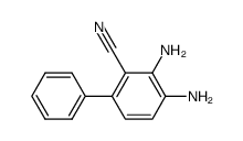 3,4-Diamino-biphenyl-2-carbonitrile结构式