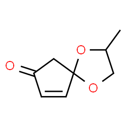1,4-Dioxaspiro[4.4]non-8-en-7-one,2-methyl- structure
