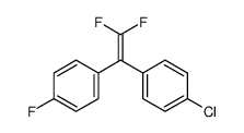 Benzene, 1-chloro-4-[2,2-difluoro-1-(4-fluorophenyl)ethenyl]结构式
