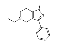 5-Ethyl-3-phenyl-4,5,6,7-tetrahydro-1H-pyrazolo[4,3-c]pyridine Structure