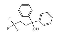 4,4,4-Trifluoro-1,1-diphenyl-butan-1-ol Structure