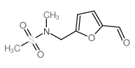 N-[(5-formyl-2-furyl)methyl]-N-methylmethanesulfonamide(SALTDATA: FREE) Structure
