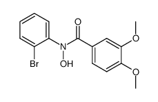 N-(2-bromophenyl)-N-hydroxy-3,4-dimethoxybenzamide Structure