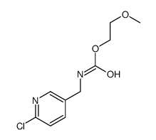 2-methoxyethyl N-[(6-chloropyridin-3-yl)methyl]carbamate Structure