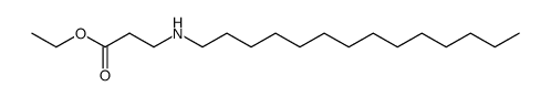 ethyl 3-(tetradecylamino)propanoate Structure