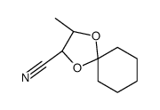 (2S,3S)-2-methyl-1,4-dioxaspiro[4.5]decane-3-carbonitrile Structure
