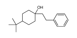 4-tert-butyl-1-(2-phenylethyl)cyclohexan-1-ol Structure