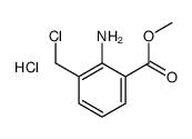 methyl 2-amino-3-(chloromethyl)benzoate,hydrochloride结构式