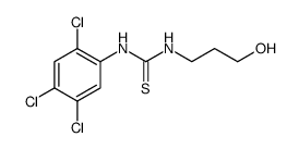 Thiourea, N-(3-hydroxypropyl)-N'-(2,4,5-trichlorophenyl) Structure