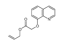 prop-2-enyl 2-quinolin-8-yloxyacetate结构式