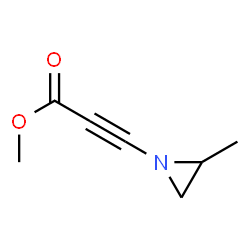 2-Propynoic acid, 3-(2-methyl-1-aziridinyl)-, methyl ester (9CI) Structure