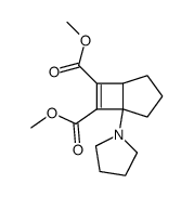 dimethyl 1-(1-pyrrolidinyl)bicyclo<3.2.0>hept-6-ene-6,7-dicarboxylate Structure