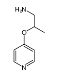 1-Propanamine,2-(4-pyridinyloxy)- Structure
