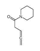 1-piperidin-1-ylpenta-3,4-dien-1-one Structure