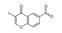 3-iodo-6-nitrochromen-4-one Structure