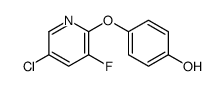 4-(5-chloro-3-fluoropyridin-2-yl)oxyphenol Structure