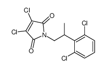 3,4-dichloro-1-[2-(2,6-dichlorophenyl)propyl]pyrrole-2,5-dione Structure