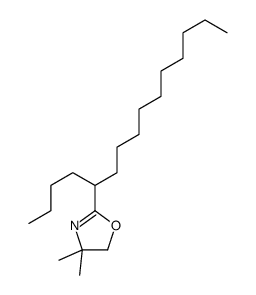 4,4-dimethyl-2-pentadecan-5-yl-5H-1,3-oxazole结构式