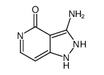 4H-Pyrazolo[4,3-c]pyridin-4-one, 3-amino-1,5-dihydro- Structure