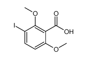 Benzoic acid, 3-iodo-2,6-dimethoxy Structure