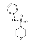 N-phenylmorpholine-4-sulfonamide结构式
