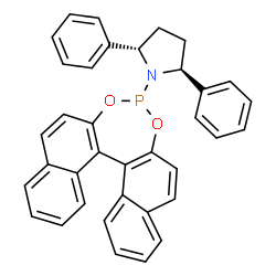 (11bS)-(2S,5S)-1-(二萘并[2,1-d:1',2'-f][1,3,2]二氧杂磷杂环庚三烯-4-基)-2,5-二苯基吡咯烷图片