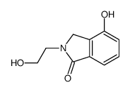 4-hydroxy-2-(2-hydroxyethyl)-3H-isoindol-1-one结构式