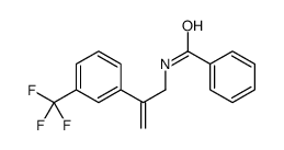 N-[2-[3-(trifluoromethyl)phenyl]prop-2-enyl]benzamide结构式