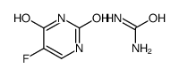 5-fluoro-1H-pyrimidine-2,4-dione,urea Structure