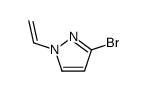 3-bromo-1-ethenylpyrazole Structure