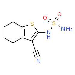 Sulfamide, (3-cyano-4,5,6,7-tetrahydrobenzo[b]thien-2-yl)- (9CI) structure