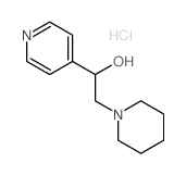 4-Pyridinemethanol,a-(1-piperidinylmethyl)-, hydrochloride(1:2) Structure