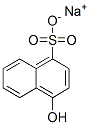 sodium 4-hydroxynaphthalenesulphonate结构式