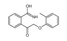 2-[2-(2-methylphenoxy)acetyl]benzamide结构式