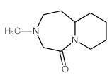 Pyrido[1,2-d][1,4]diazepin-5(2H)-one,octahydro-3-methyl- Structure
